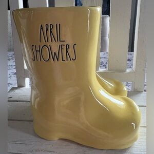Rae Dunn “April Showers” Boot Candle